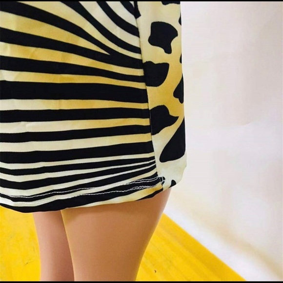 🖤NEW ARRIVALS🤍 Leopard & Zebra Print Midi Dress - Picture 6 of 6